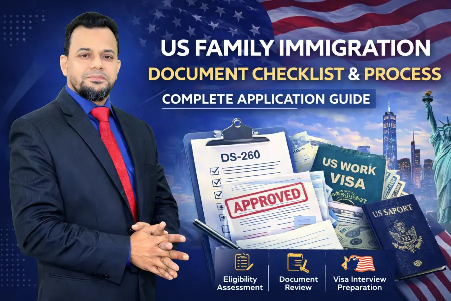 US Family Immigration Document Checklist and Application Process Complete Guide