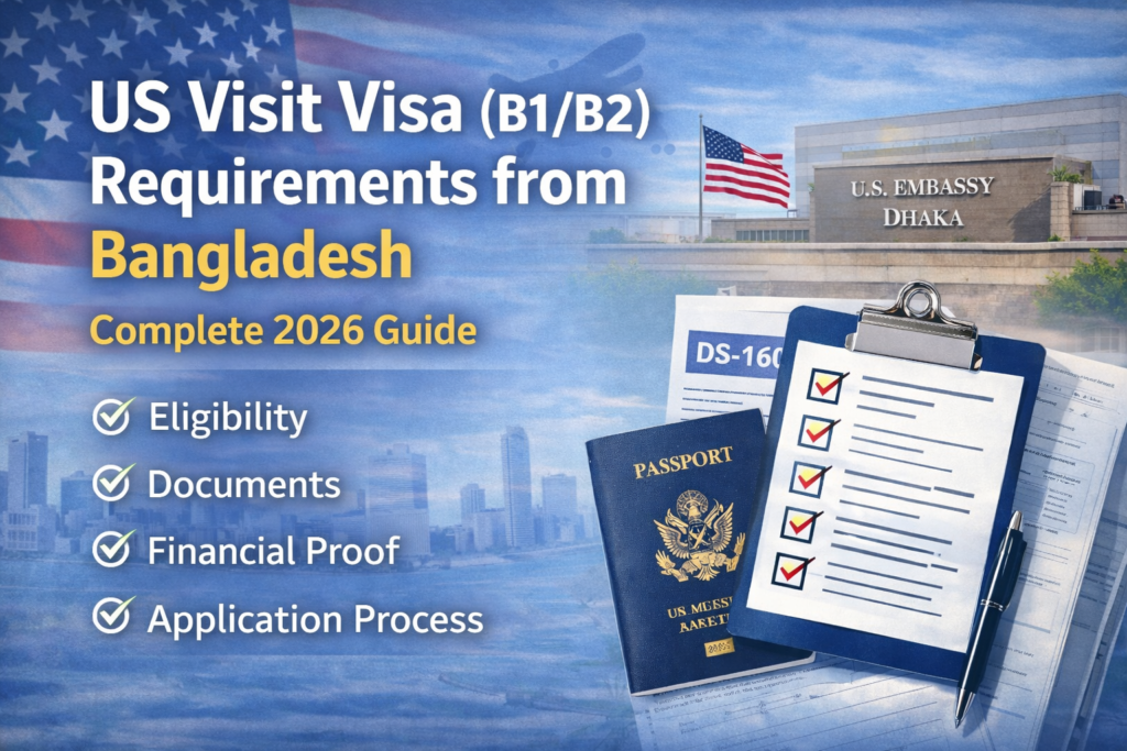 US Visit Visa (B1B2) Requirements from Bangladesh