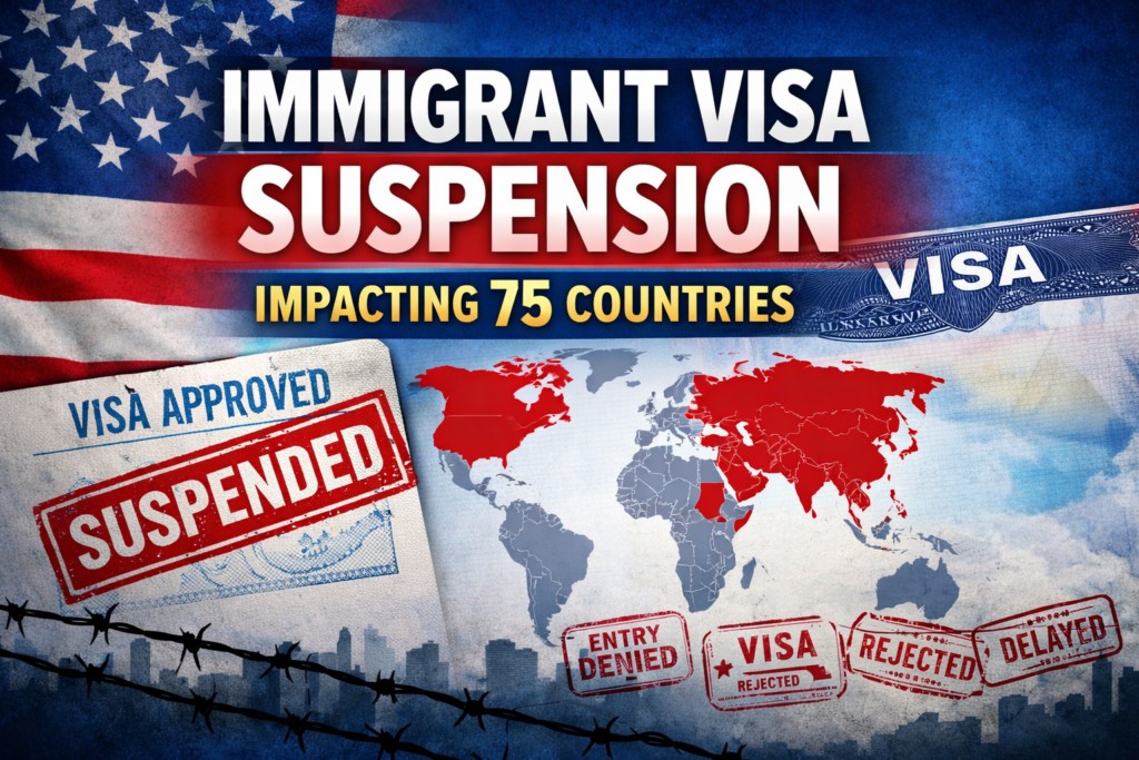 Trump Administration Visa Suspension Impacts 75 Countries