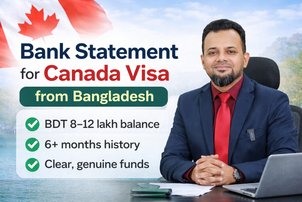 Bank statement for canada visa