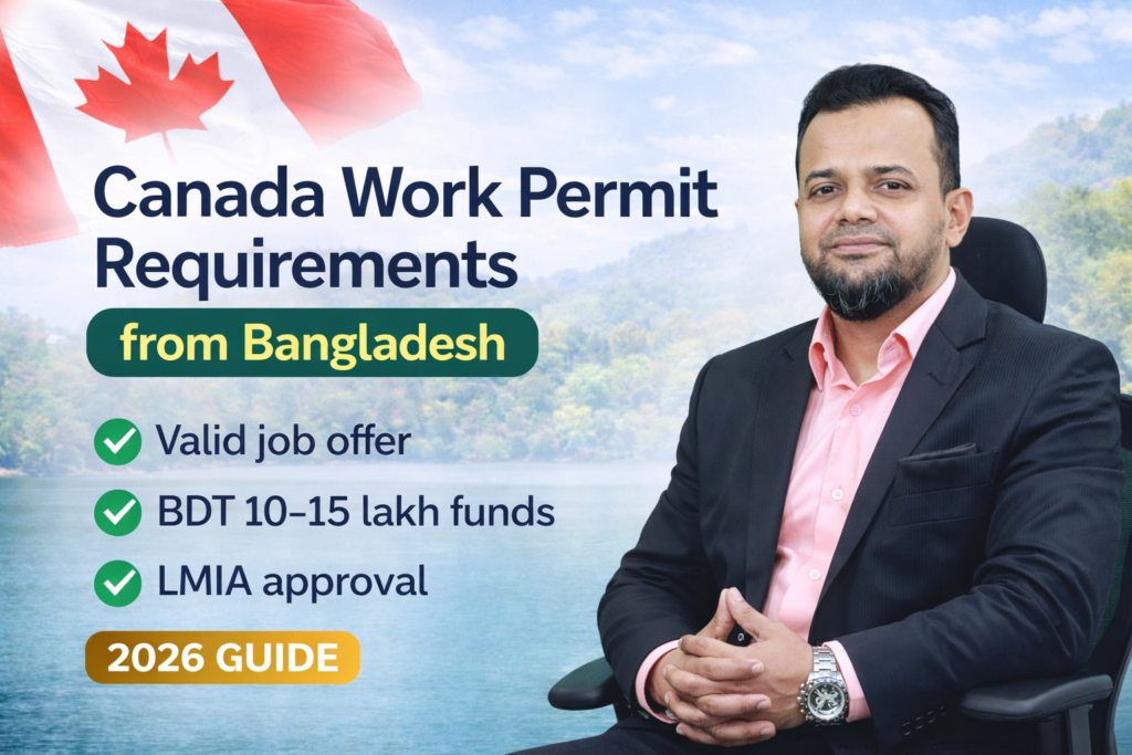 Apply for Canada work permit from Bangladesh. Know requirements, eligibility, and documents needed