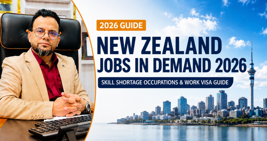 Find the latest New Zealand skill shortage occupations for 2026. Learn about Green List jobs, visa sponsorship opportunities, work permits, and residence pathways.